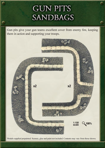 Sandbags - Gun Pit Markers