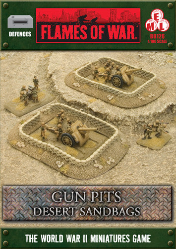 Desert Sandbags - Gun Pit Markers
