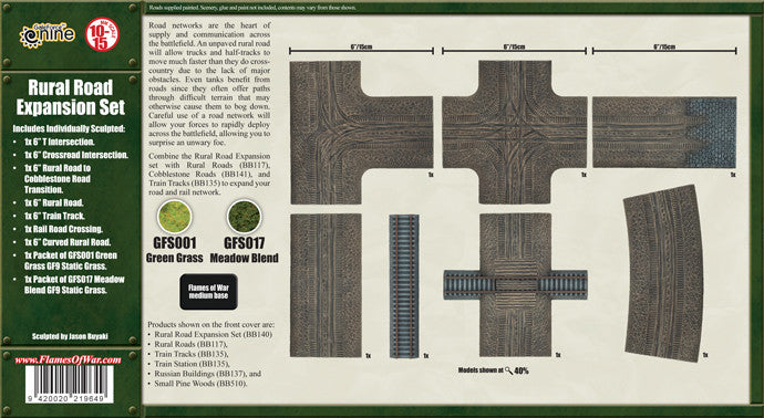 BB140 Rural Road Expansion Set Battlefront- Blitz and Peaces