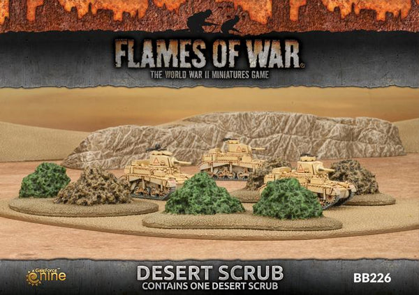BB226 Desert Scrub Battlefront- Blitz and Peaces