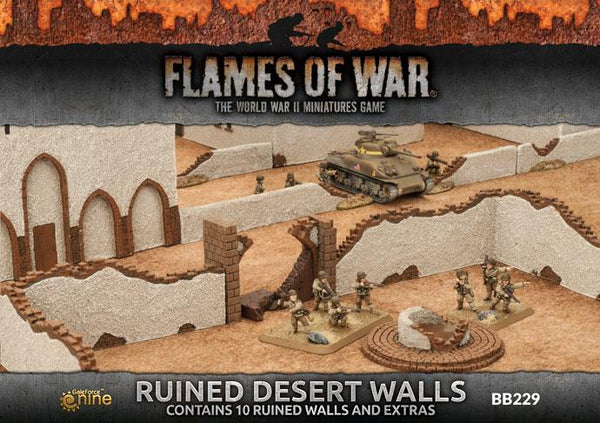 BB229 Ruined Desert Walls Battlefront- Blitz and Peaces