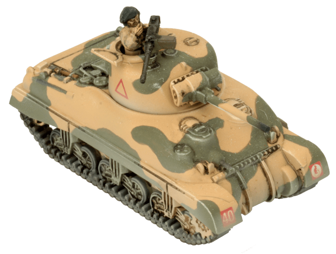BBX42 Sherman Armoured Troop (Plastic) Battlefront- Blitz and Peaces