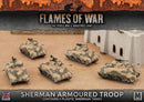 BBX42 Sherman Armoured Troop (Plastic) Battlefront- Blitz and Peaces