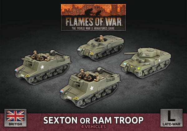 Sexton or Ram Troop (4x Plastic)