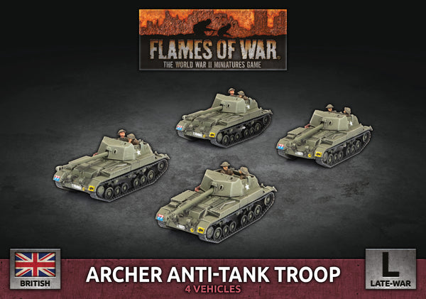 Archer Anti-tank Troop (4x Plastic)