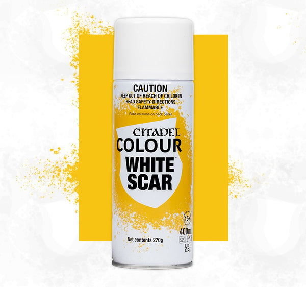 WHITE SCAR SPRAY PAINT