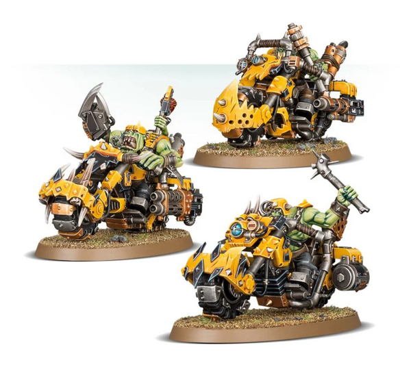 ORK WARBIKER MOB