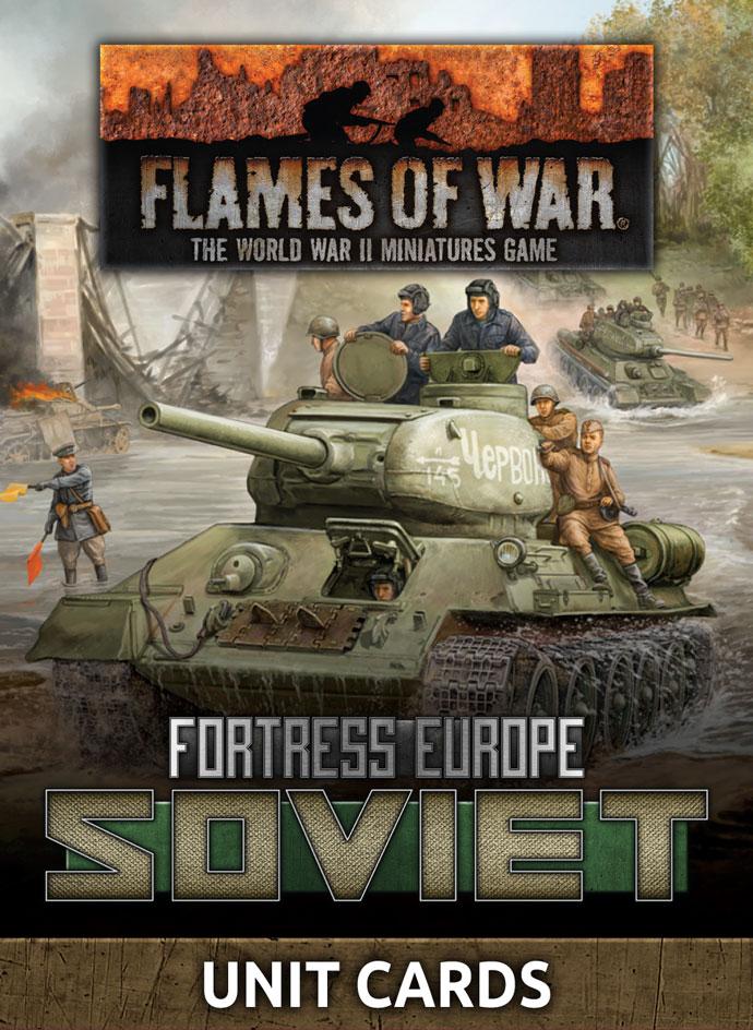 FW261S Soviet Unit Cards Battlefront- Blitz and Peaces