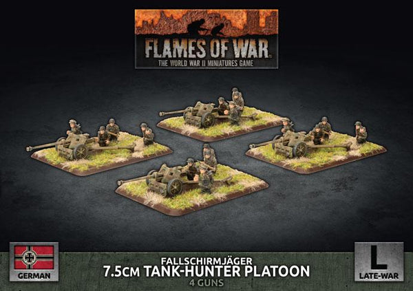 GBX139 Fallschirmjager 7.5cm Tank Hunter Platoon (Plastic) Battlefront- Blitz and Peaces