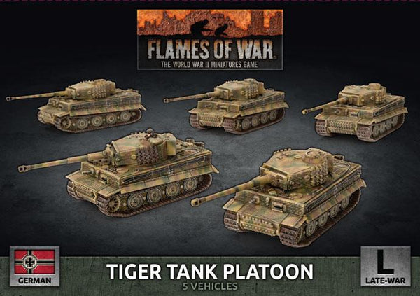 GBX140 Tiger Heavy Tank Platoon (Plastic) Battlefront- Blitz and Peaces