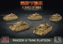 GBX142 Panzer IV Tank Platoon (Plastic) Battlefront- Blitz and Peaces