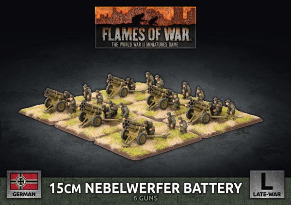 GBX146 15cm Nebelwerfer Battery (x6 Plastic) Battlefront- Blitz and Peaces