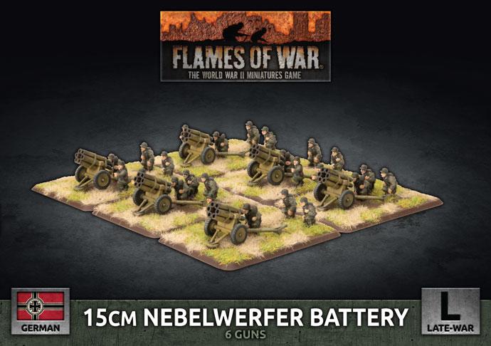 GBX146 15cm Nebelwerfer Battery (x6 Plastic) Battlefront- Blitz and Peaces