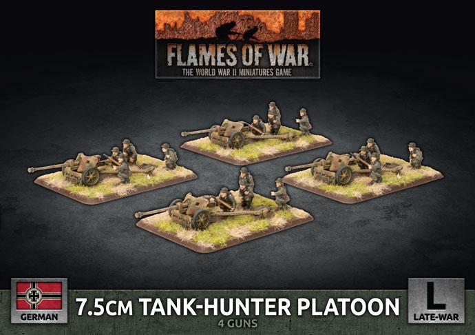 GBX148 7.5cm Tank Hunter Platoon (Plastic) Battlefront- Blitz and Peaces