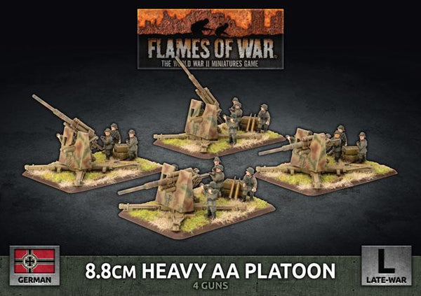 GBX149 8.8cm Heavy AA Platoon (Plastic) Battlefront- Blitz and Peaces