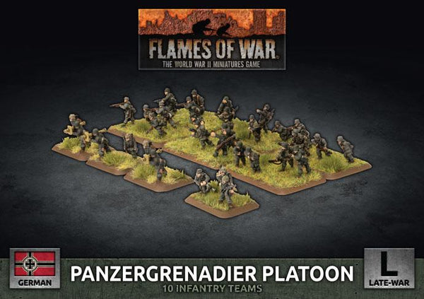 GBX169 Panzergrenadier Platoon (plastic) Battlefront- Blitz and Peaces