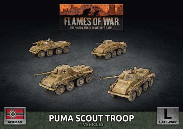GBX172 Puma Scout Troop (Plastic) Battlefront- Blitz and Peaces