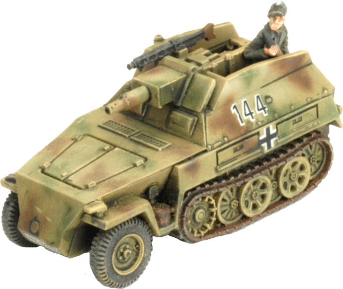 GBX176 Sd Kfz 250 Scout Troop (Plastic) Battlefront- Blitz and Peaces