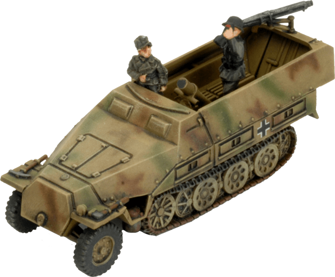 GBX177 Gun Platoon / Mortar Section (x4 Plastic) Battlefront- Blitz and Peaces