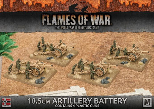 GBX91 10.5cm Artillery Battery (Plastic) Battlefront- Blitz and Peaces