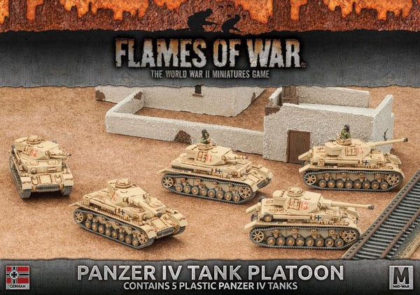 GBX97 Panzer IV Tank Platoon (Plastic) Battlefront- Blitz and Peaces