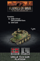 GE151 Grille 15cm Gun Platoon Battlefront- Blitz and Peaces