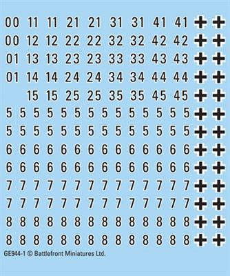 GE955 German Decals
