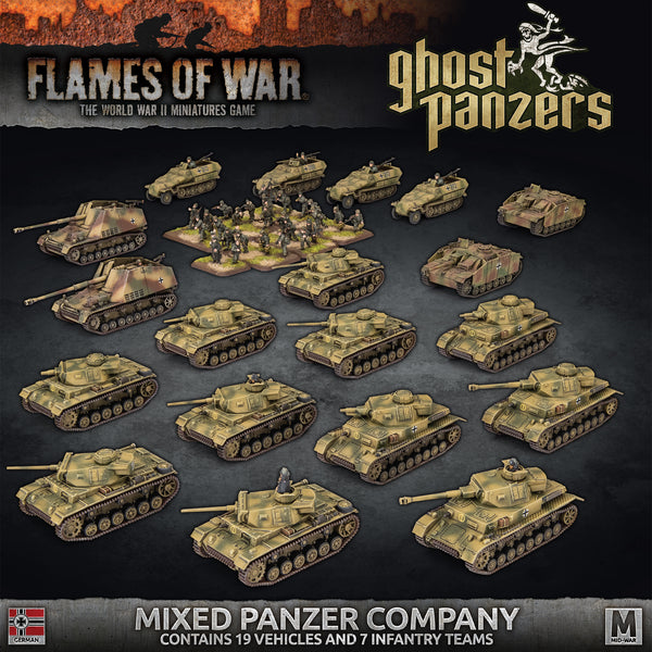Ghost Panzers German Mixed Panzer Company Army Deal (MW)