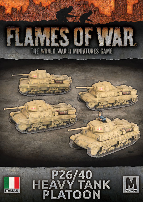 P26/40 Heavy Tank (x4)
