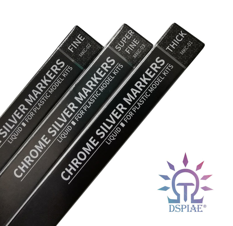 DSPIAE Chrome Metallic Marker set