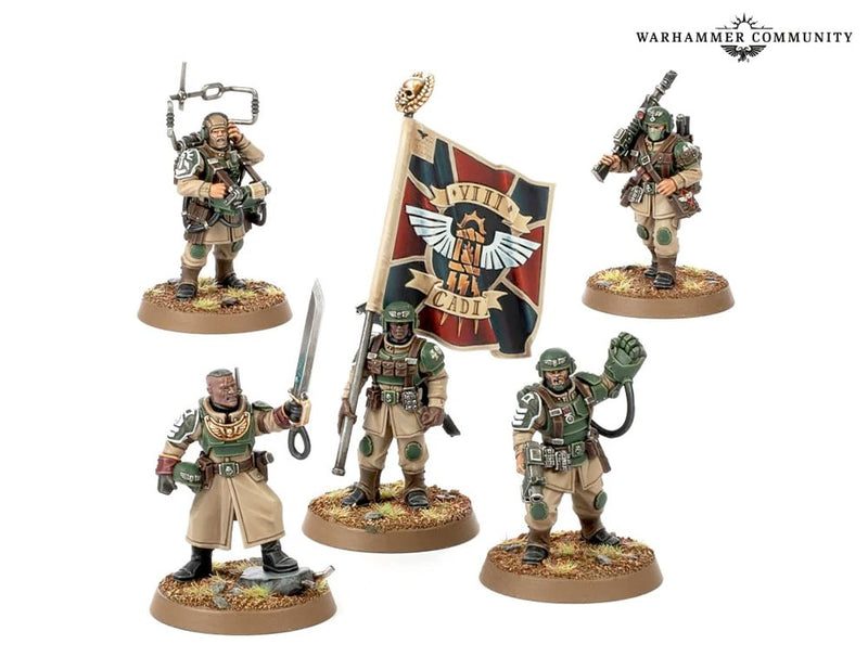 ASTRA MILITARUM CADIAN COMMAND SQUAD