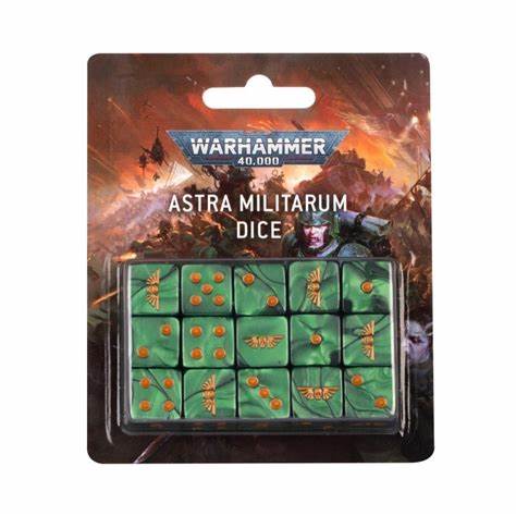 WARHAMMER 40000: ASTRA MILITARUM DICE