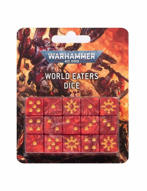 WARHAMMER 40000: WORLD EATERS DICE