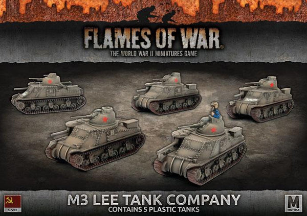 SBX42 M3 Lee Tank Company (Plastic) Battlefront- Blitz and Peaces