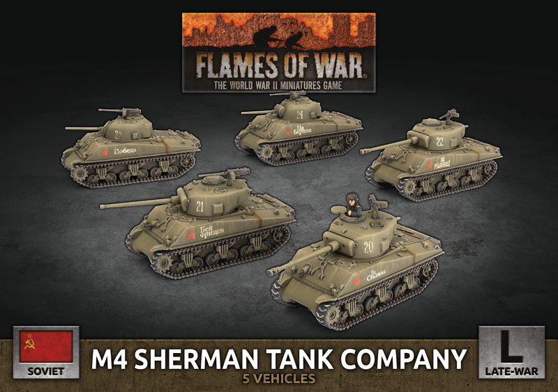 M4 Sherman Tank Company (x5 Plastic)