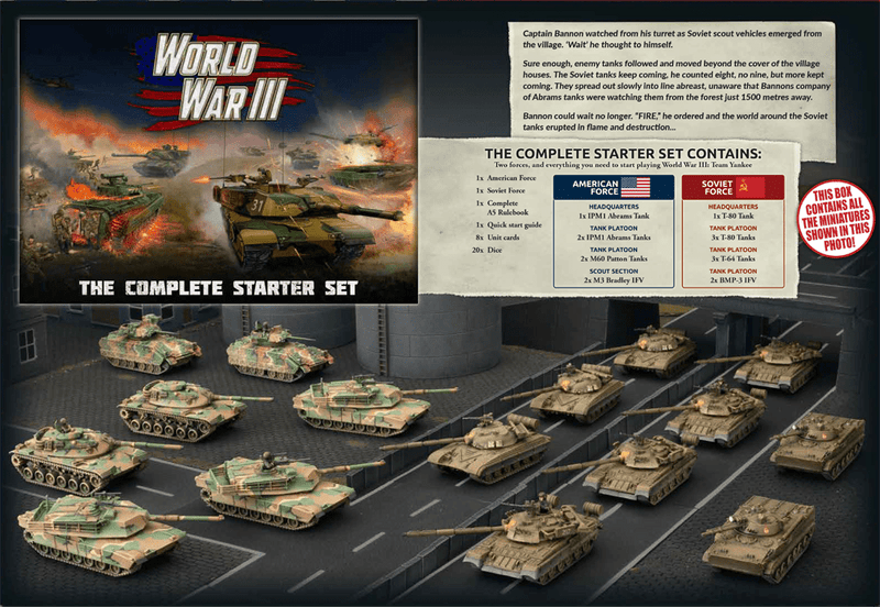 TYBX02 World War III: Team Yankee The Complete Starter Set Battlefront- Blitz and Peaces