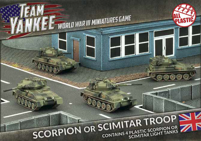 TBBX03 Scorpion or Scimitar Troop (Plastic) Battlefront- Blitz and Peaces