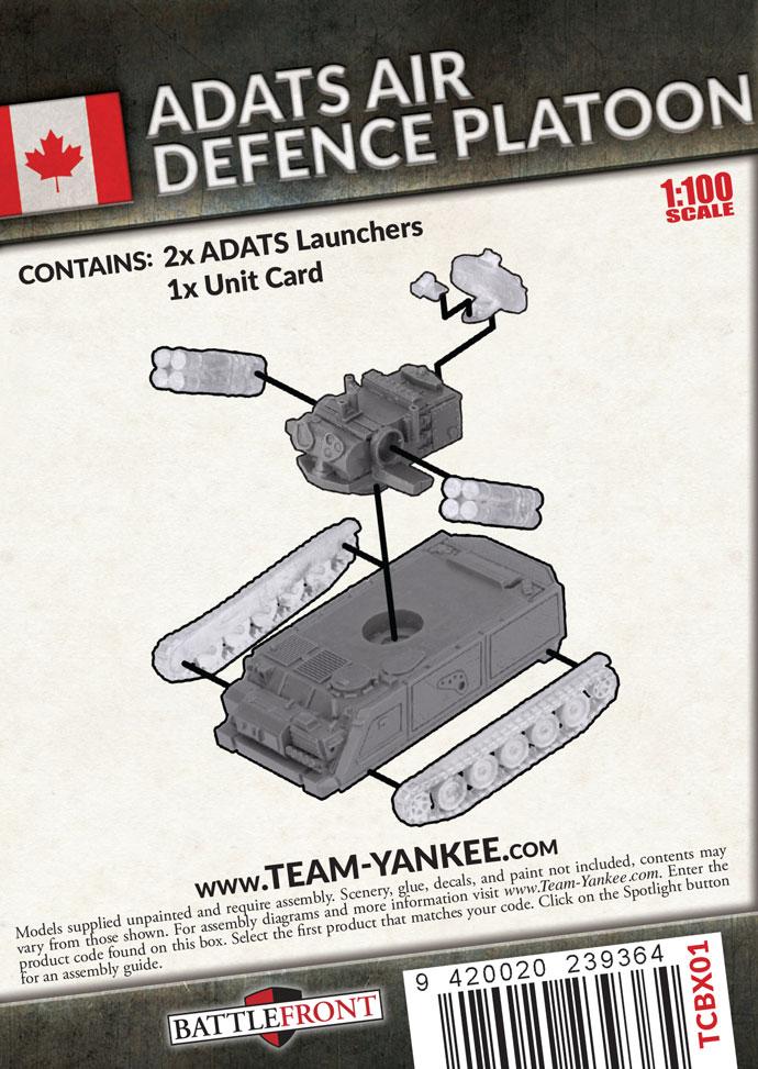 TCBX01 ADATS Air Defence Platoon Battlefront- Blitz and Peaces