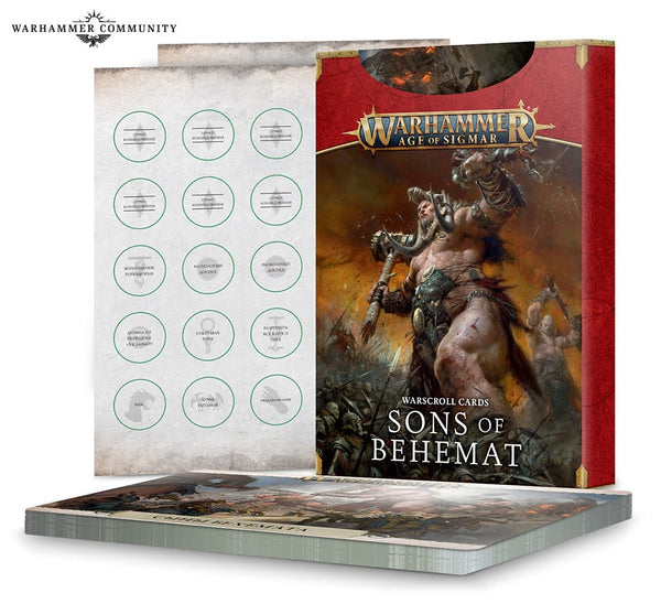 WARSCROLL CARDS: SONS OF BEHEMAT (ENG)