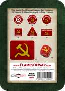 Soviet Red Banner Gaming Set (x20 Tokens, x2 Objectives, x16 Dice)