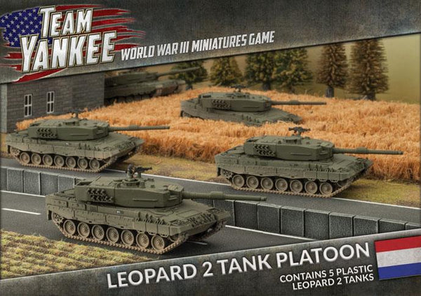 TDBX01 Leopard 2 Tank Platoon (Plastic) Battlefront- Blitz and Peaces