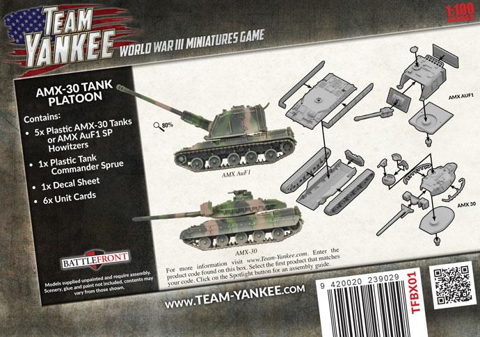 TFBX01 AMX-30 Tank / AMX AufF1 Howitzer Platoon Battlefront- Blitz and Peaces