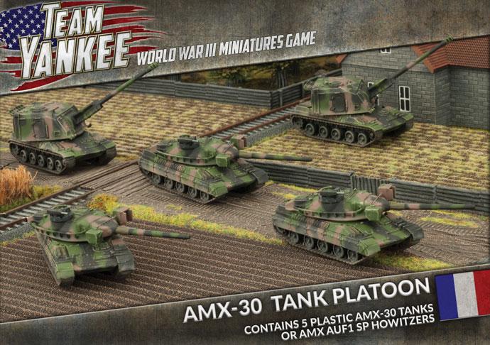 TFBX01 AMX-30 Tank / AMX AufF1 Howitzer Platoon Battlefront- Blitz and Peaces