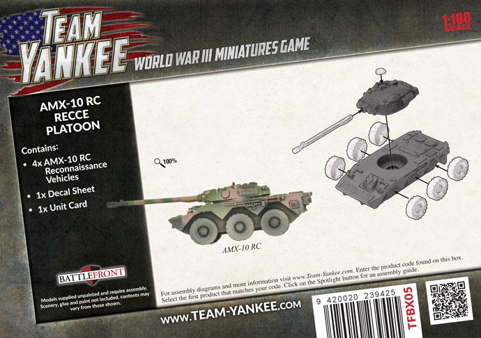 TFBX05 AMX-10RC Recce Platoon Battlefront- Blitz and Peaces