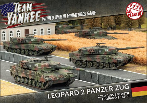 TGBX01 Leopard 2 Panzer Zug (Plastic) Battlefront- Blitz and Peaces