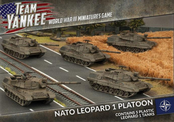 TNBX01 NATO Leopard 1 Tank Platoon Battlefront- Blitz and Peaces