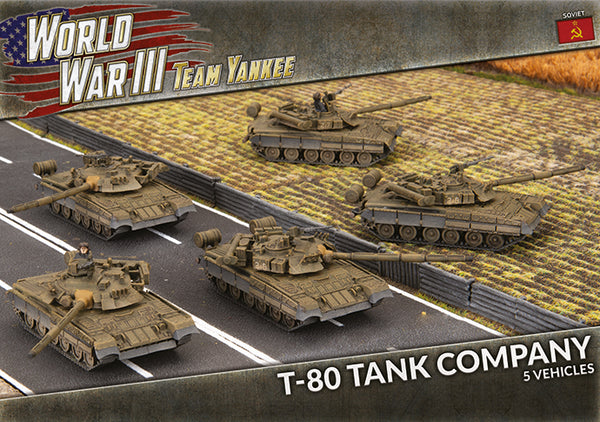 TSBX21 T-80 Tankovy Company (x5 Plastic)