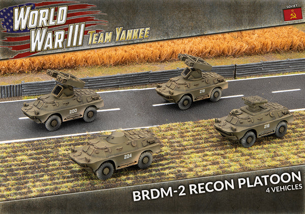 TSBX24 BRDM Platoon (x4 Plastic)