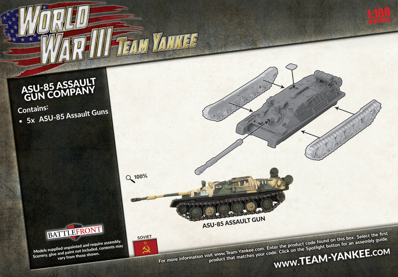 TSBX34	ASU-85 Assault Gun Company (x5)