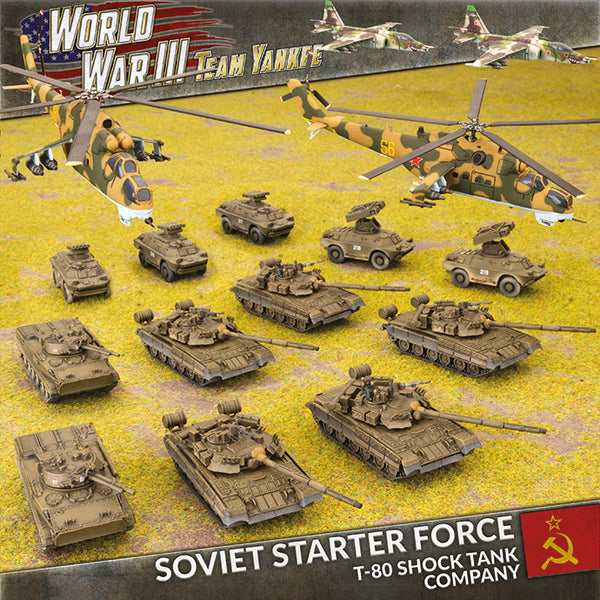 TSUAB04 Soviet Starter Force: T80 Shock Battalion (Plastic)